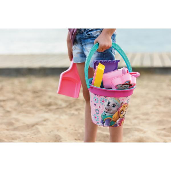 Wader Sada do písku 9 ks – Paw Patrol – růžová