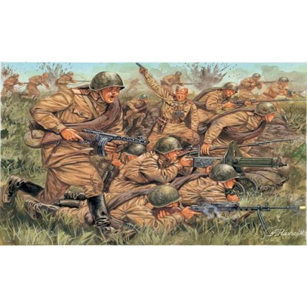 Model Kit figurky 6057 - WWII - RUSSIAN Infantry (1:72)