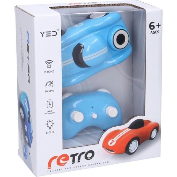 Auto retro závodní RC na dálkové ovládání 15,5 cm