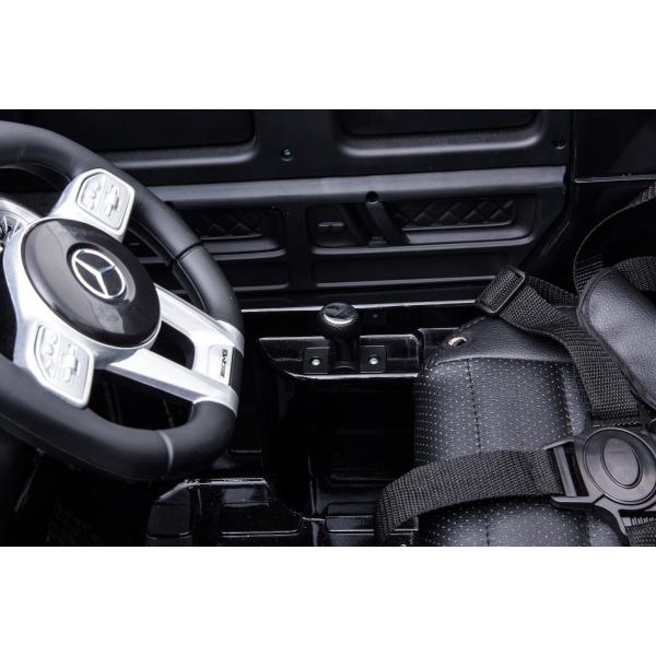 Elektrické autíčko Mercedes G63 12V, černé, Jednomístné sedadlo, Lithiová baterie (obrázek 3)