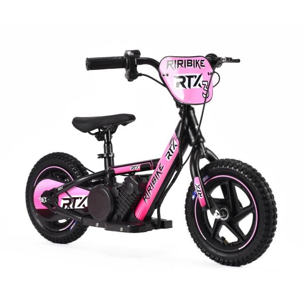 Dětské elektrické odrážedlo RIRIBIKE RTX3 24V (12”), růžové, Lithiová baterie, 100W motor, (obrázek 7)