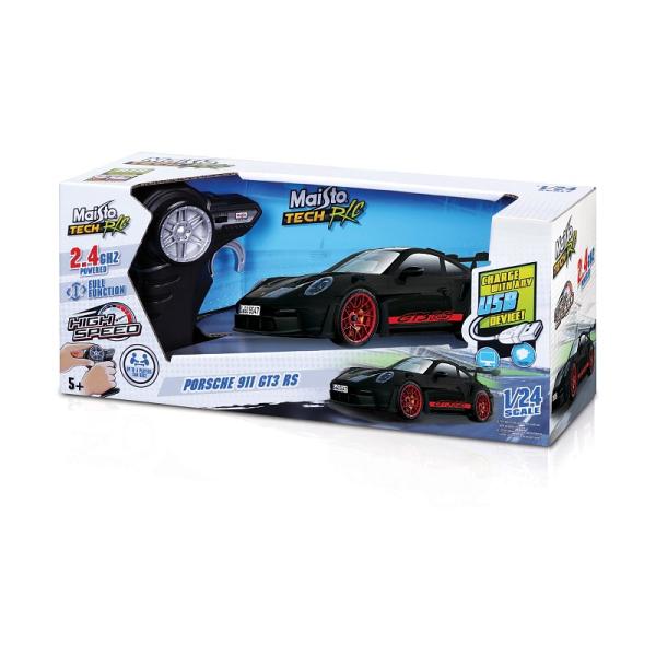 Maisto RC - 1:24 RC Premium - Porsche 911 GT3 RS, černé, 2,4 GHz, USB (obrázek 3)