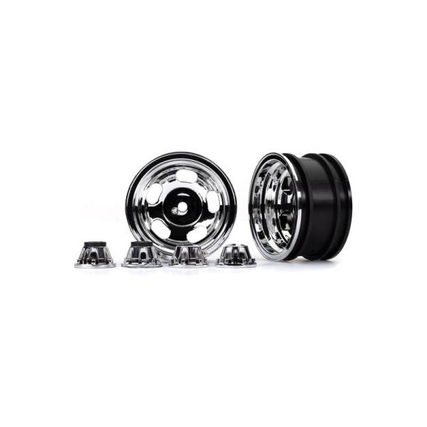 Traxxas Disc 2.2" Chrome con cover (2) (per #8255A)