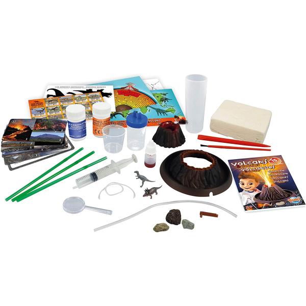 Vulkán a vykopávka dinosaura (2224)