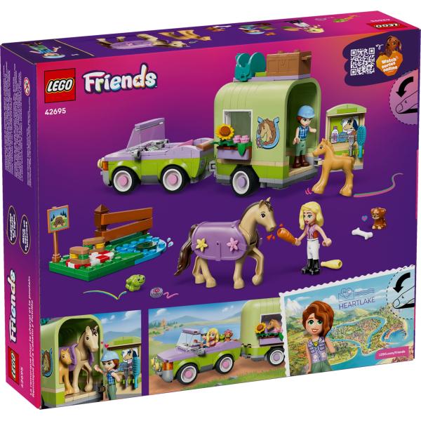 LEGO® Friends 42695 Přívěs s koněm a hříbátkem (obrázek 11)