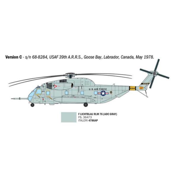 Model Kit vrtulník 91035 - HH-53C "Jolly Green Giant" (1:72) (obrázek 6)