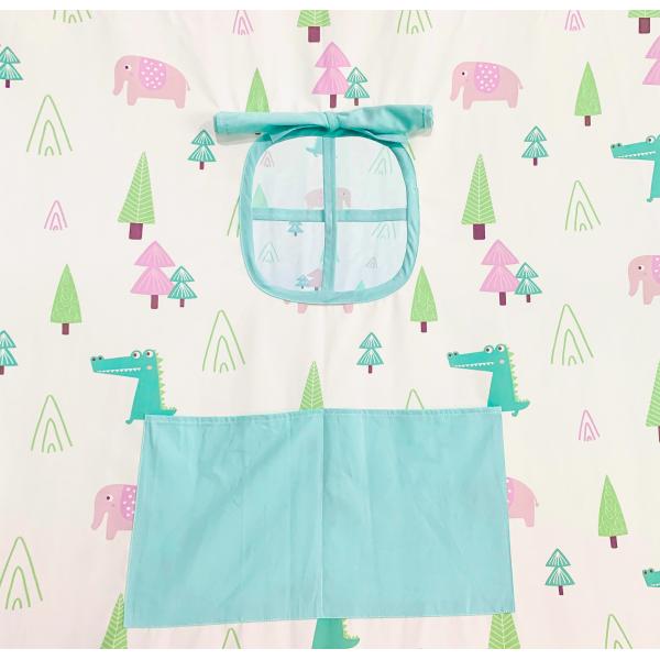 Small Foot Hrací stan Slon a krokodýl