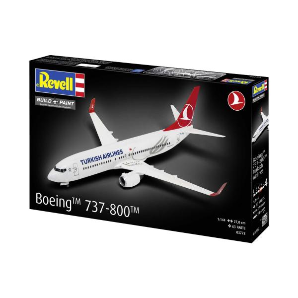 Plastic ModelKit letadlo 03772 - Boeing 737-800 "Turkish Airlines" (1:144) (obrázek 8)
