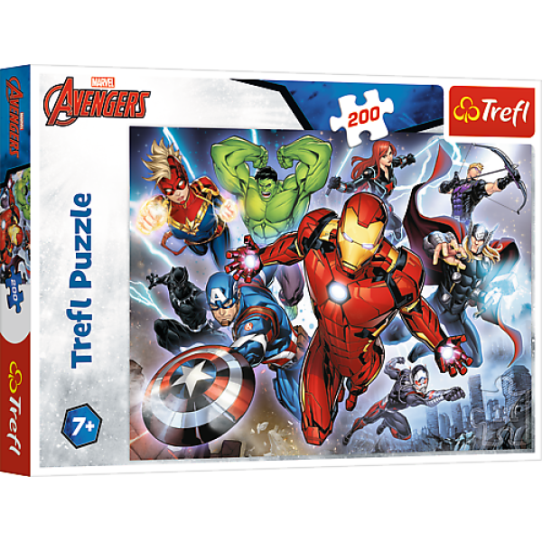 Trefl Puzzle 200 Mighty Avengers / Disney Marvel The Avengers