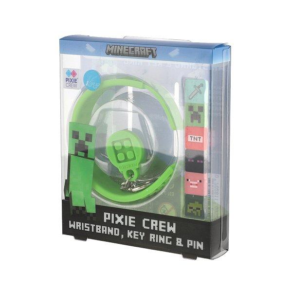 PIXIE CREW set 3v1 Náramek+Klíčenka+Odznak