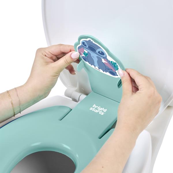 BRIGHT STARTS Redukce na WC nalepovací Flip & Sit™ STITCH™ 18m+, do 23kg (obrázek 11)