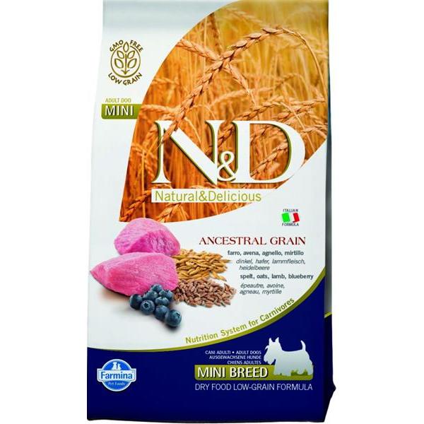 ND Dog LG Adult Mini 2,5kg jahňa, čučoriedka