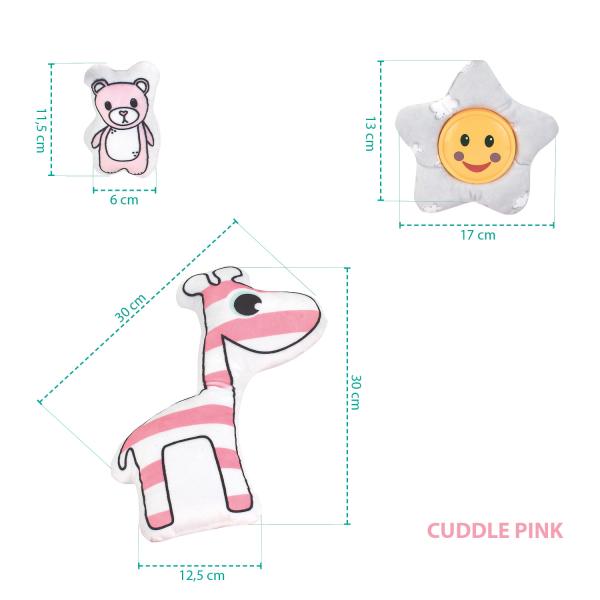 Hrací deka comfort, Cuddle Pink (obrázek 5)