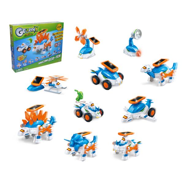 Greenex Vědecká sada obnovitelná energie solární pohon 115 dílů