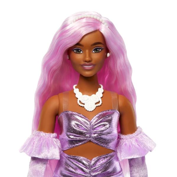 Barbie Deluxe modelka - Metalické šaty (obrázek 3)