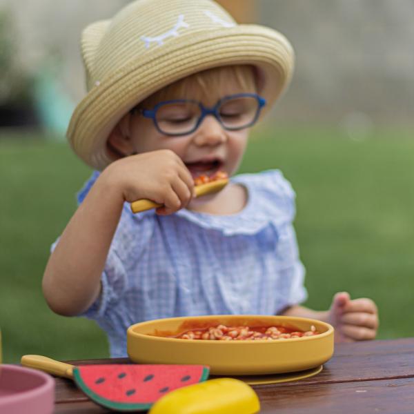 PETITE&MARS Talíř silikonový s přísavkou Take&Match Bitter Cocoa 6m+ (obrázek 4)