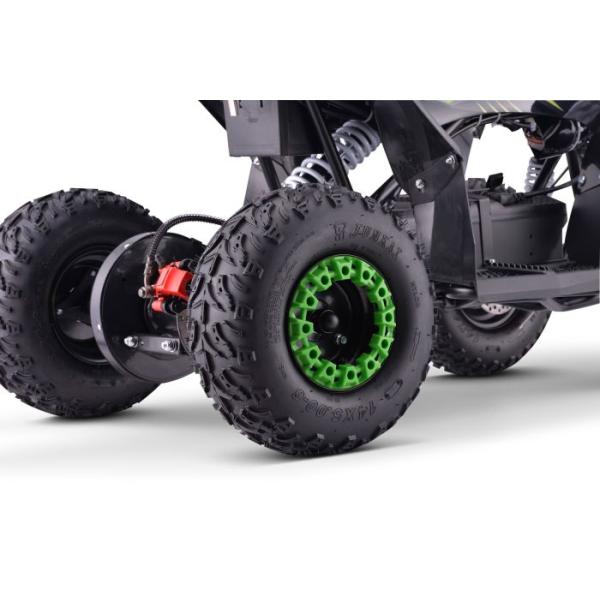 Elektrická čtyřkolka pro děti Beneo Motors T-REX zelená – 1300W