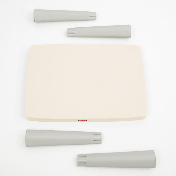 DOLONI Dětský stůl a 2 židle šedá