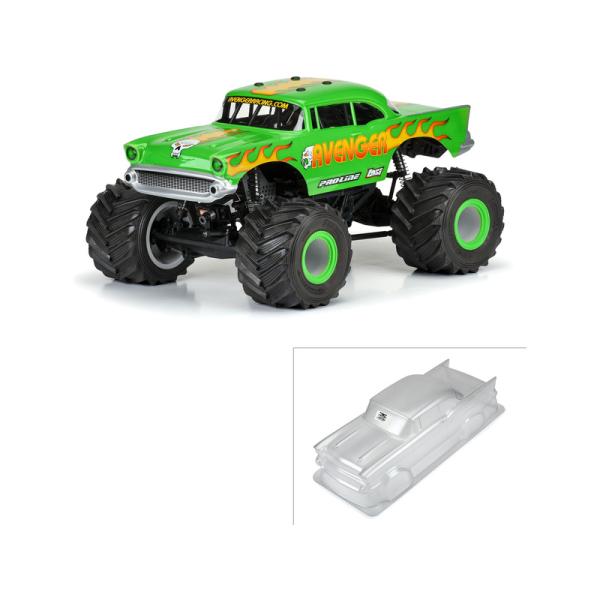 Pro-Line karosérie 1:8 Chevy Bel Air 1957 "Avenger Edition" čirá: Losi LMT
