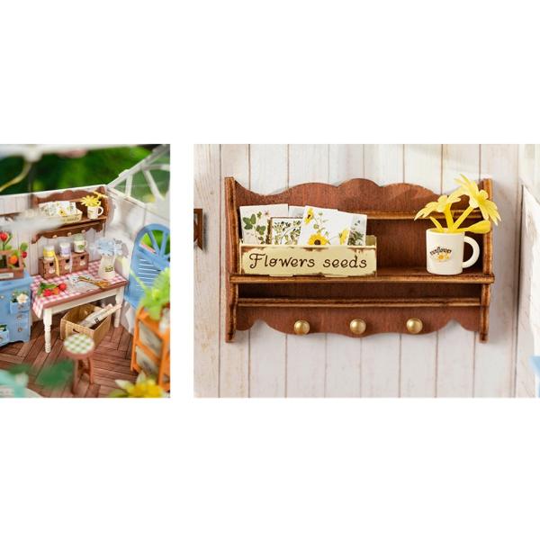 RoboTime 3D Dřevěné puzzle Vysněný zahradní dům