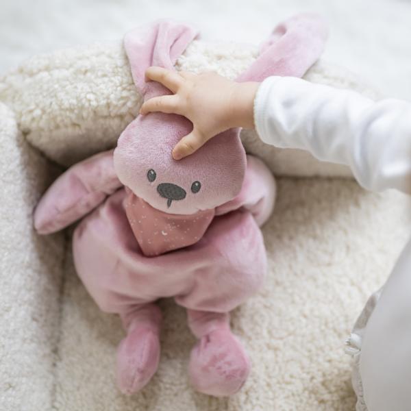 Nattou Hračka plyšový Lapidou Glow starorůžová 36 cm, 0 m+ (obrázek 4)