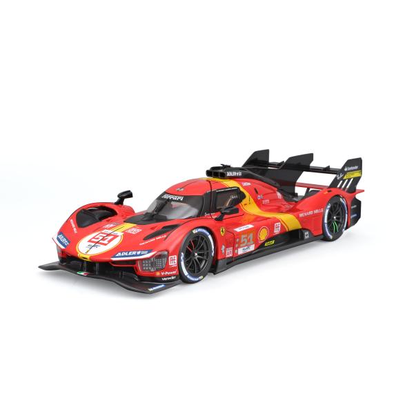 Bburago 1:24 Ferrari Racing Model KIT - Stavebnice 499P LMH 2023 - 24h Le Mans Champion (obrázek 8)