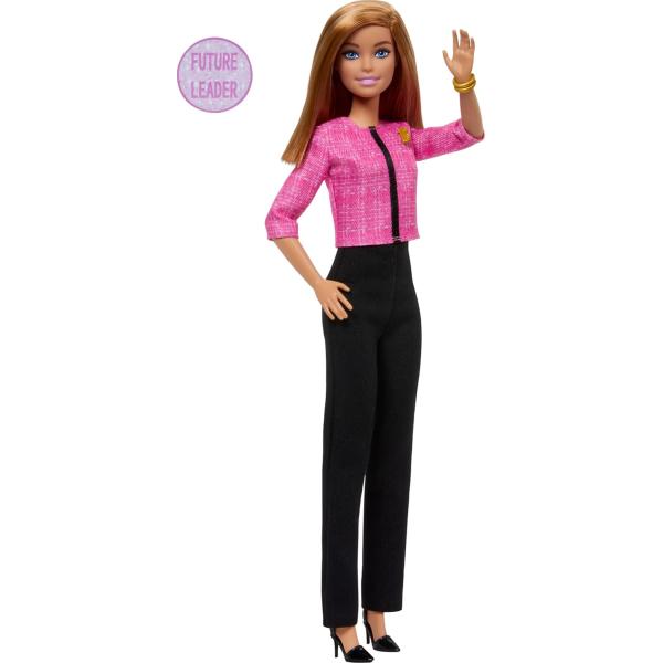 Mattel Barbie lídryně budoucnosti - hnědovláska v kalhotovém kostýmu (obrázek 5)