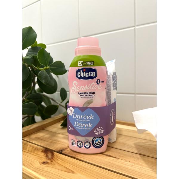 CHICCO Aviváž koncentrovaná Květinové objetí 750 ml + vlhčené ubrousky 72 ks zdarma (obrázek 3)