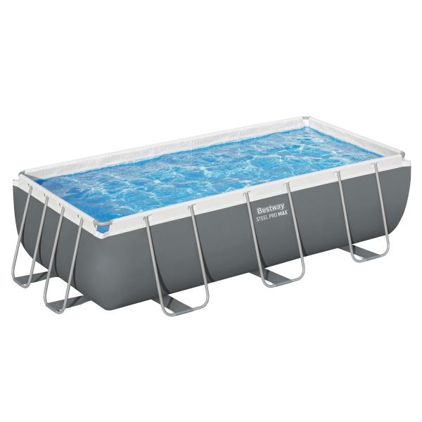 Bestway 56442 Piscina Fuori Terra Steel Pro Max, 404 x 201 x 100 cm con accessori