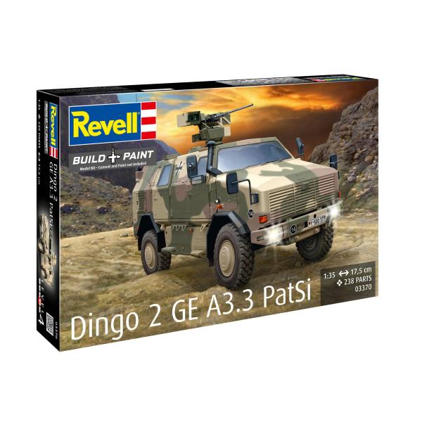Plastic ModelKit military 03370 - Dingo 2 GE A3.3 PatSi (1:35)