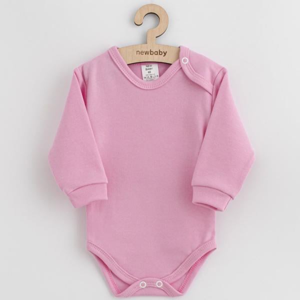 Dětské bavlněné body New Baby růžová 62 (3-6m)