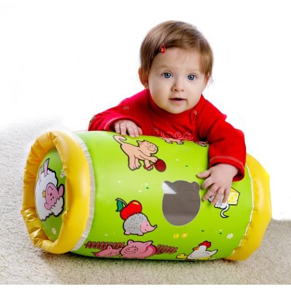 Válec s rolničkou nafukovací Moje první zvířátka