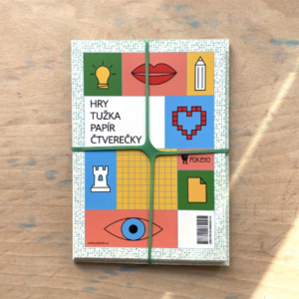 Poketo HRY – CERUZKA – PAPIER – ŠTVORČEKY