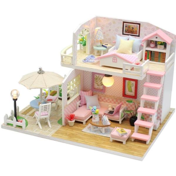 Miniatúra domčeka Ružový dom