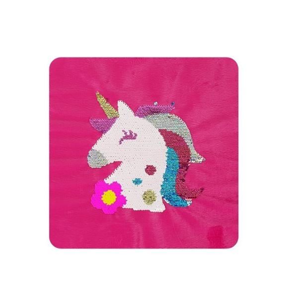 Jednorožec uši si polštář s flitry 30 x 30 cm (obrázek 3)