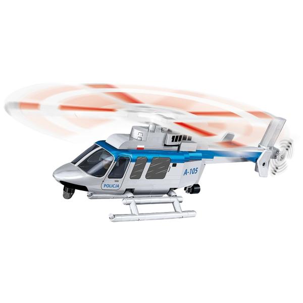 Cobi Action Town 26628 Civilný viacúčelový vrtuľník Bell 407 1:48