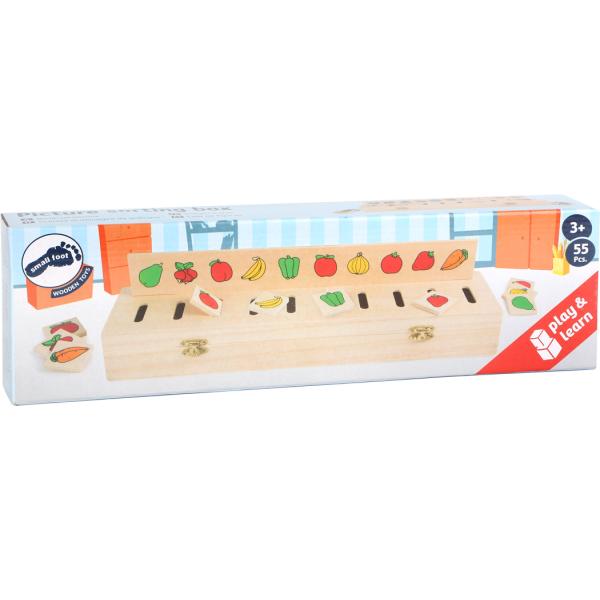 Small Foot Dřevěná motorická vkládačka třídění (obrázek 4)