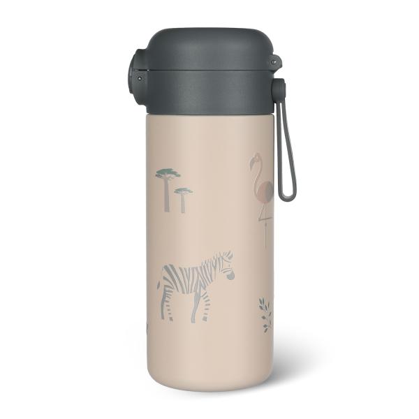 Termoska na tekutiny s brčkem a silikonovým držadlem 350 ml, Safari (obrázek 6)