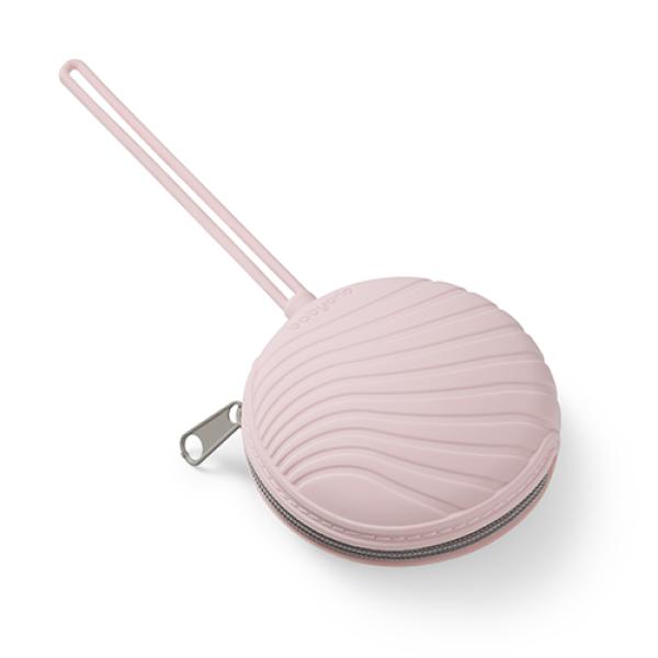 Babyono Pouzdro na dudlík silikonové růžové