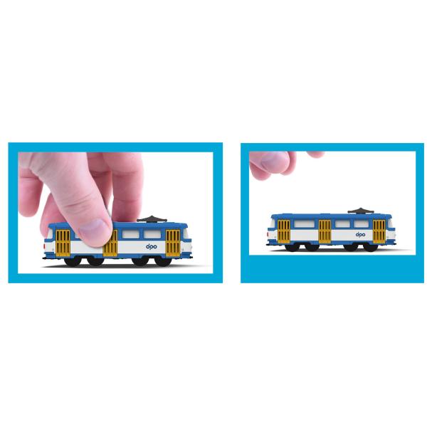 Kovová mini tramvaj DPO Ostrava 8,5 cm (obrázek 5)