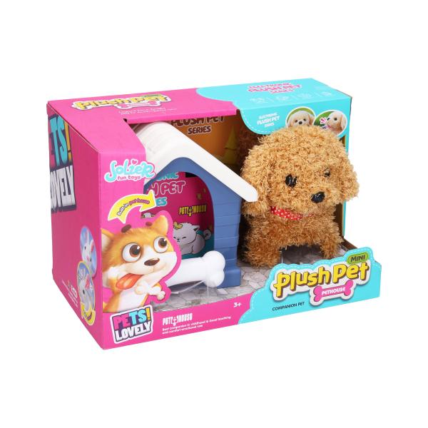 Psík s búdou 15cm
