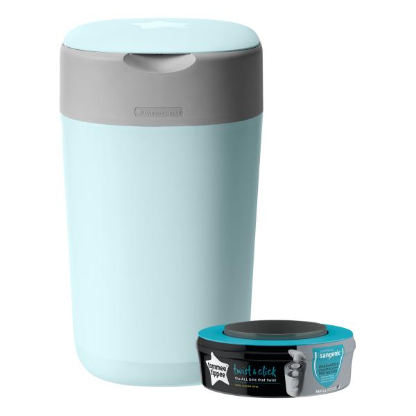 Koš na pleny Sangenic Twist & Click, modrá