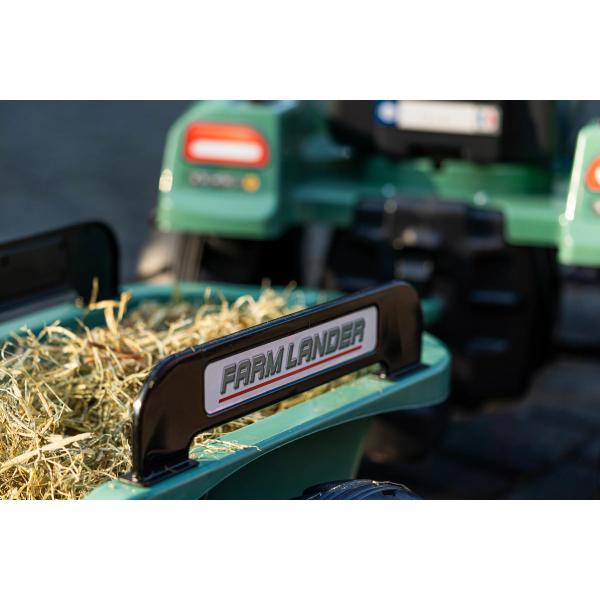 Falk Šlapací traktor velký 1054AB - Farm Lander s vlečkou - zelený (obrázek 4)