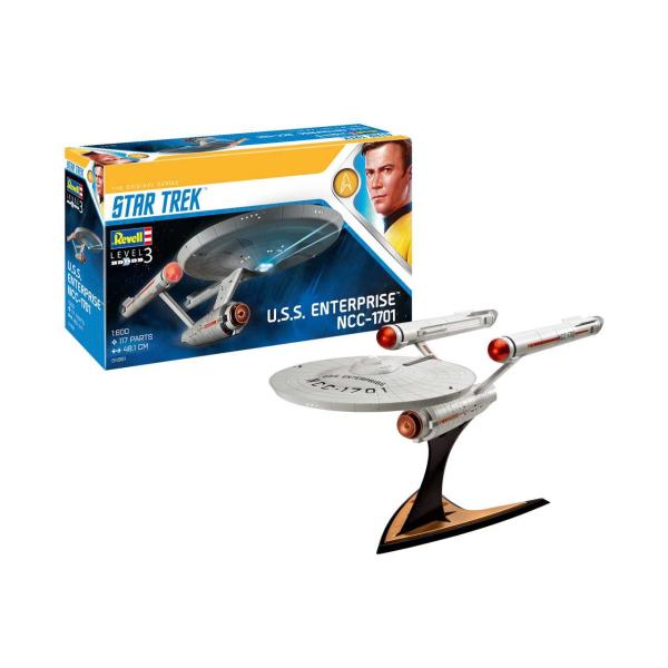 Plastic Modelky Star Trek 04991 - USS Enterprise NCC-1701 (TOS) (1: 600) (obrázek 10)