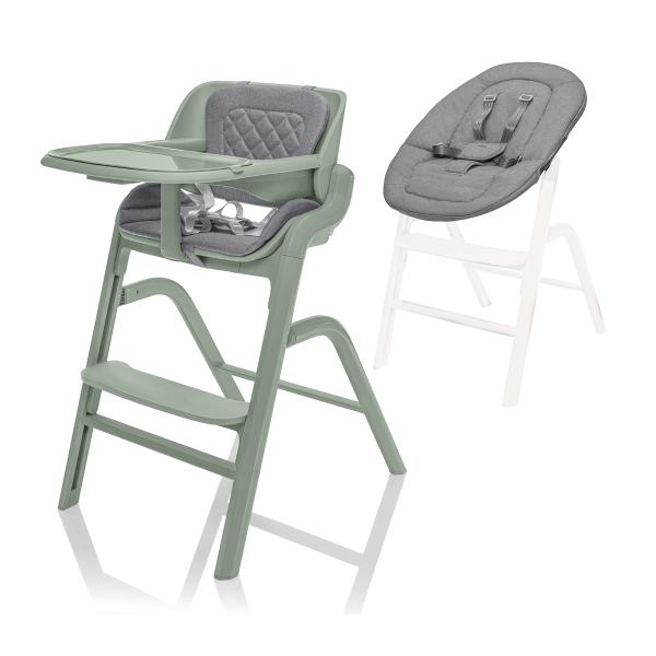 Set židle Inpira + novorozenecký set, Pistacio Green