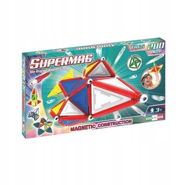SUPERMAG magnetická stavebnice Tags primary 200ks