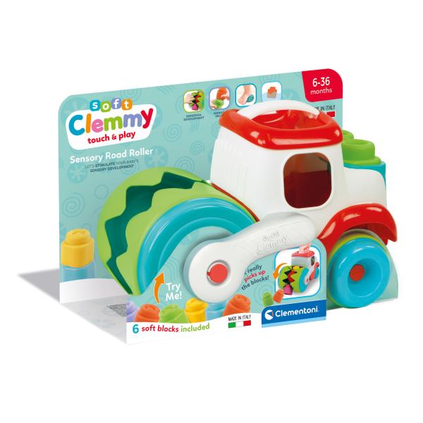 Clemmy baby - Stavební stroj, senzorický válec s měkkými kostkami (obrázek 4)