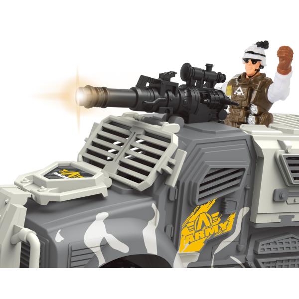 Vojenské auto s efekty 31 cm