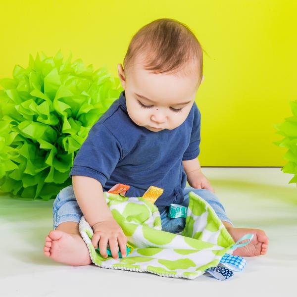 Dečka maznacia na C kroužku Little Taggia zelené tečky 0m + (obrázek 4)