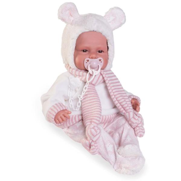 Antonio Juan 18305 BABYDOO – realistická panenka se zvuky a měkkým látkovým tělem – 50 cm